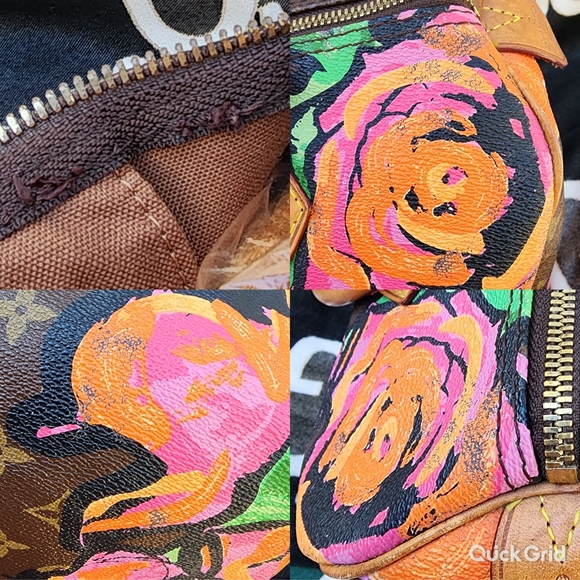 Authentic Louis Vuitton Limited Edition Stephen Sprouse Roses Speedy 30 - Picture 15 of 16